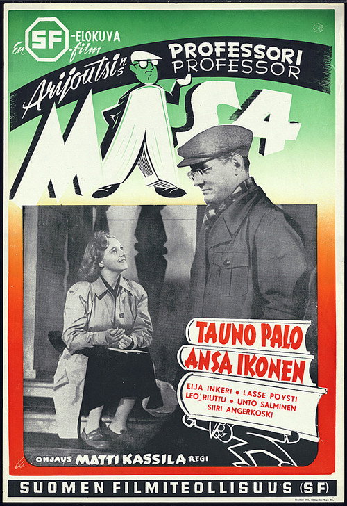 Movie poster for Professori Masa (1949)