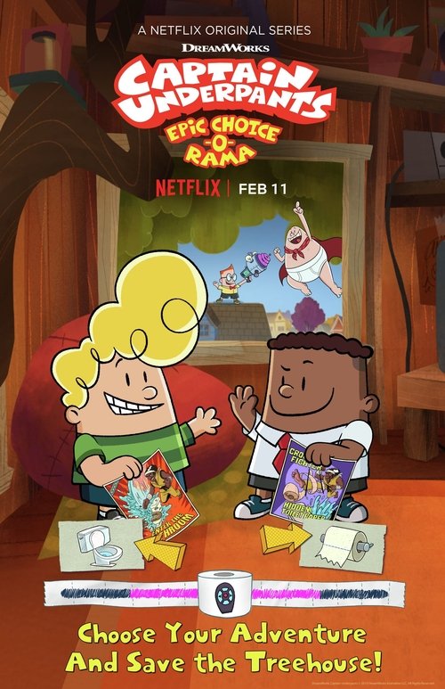 Movie poster for Captain Underpants Epic Choice-o-Rama (2020)