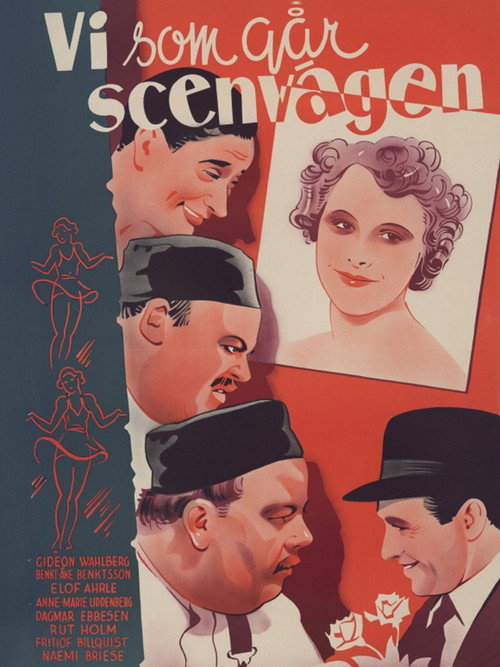 Movie poster for Vi som går scenvägen (1938)
