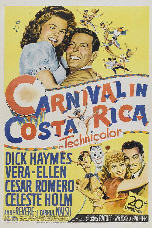 Movie poster for Carnival in Costa Rica (1947)