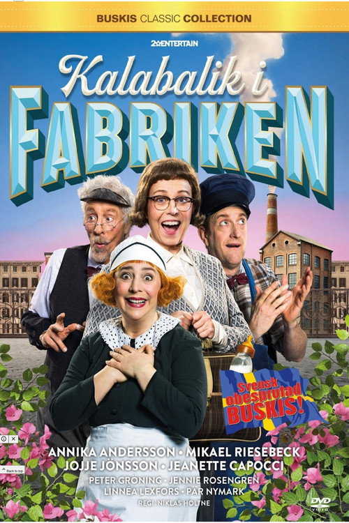 Movie poster for Kalabalik i Fabriken (2025)
