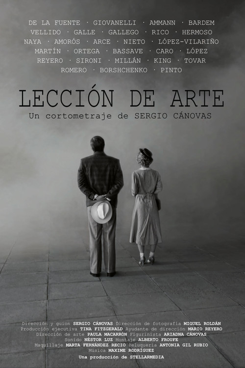 Movie poster for Lección de arte