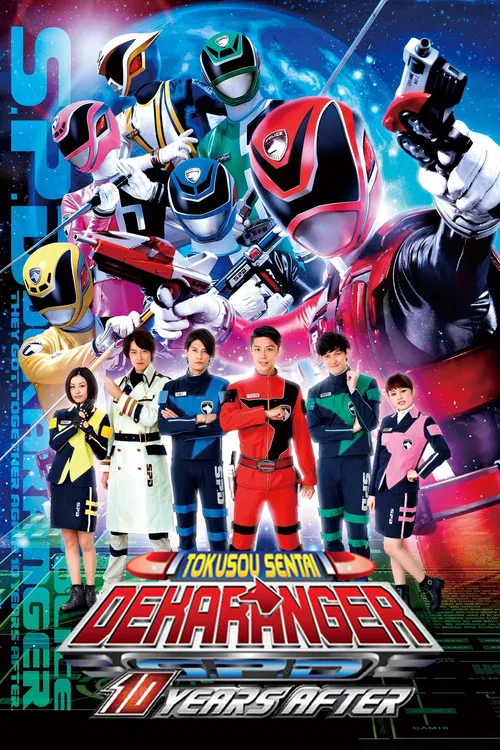 Movie poster for Tokusou Sentai Dekaranger: 10 Years After (2015)