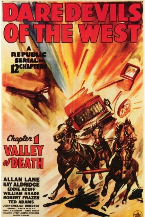 Movie poster for Daredevils of the West (1943)