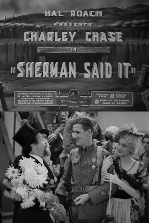Movie poster for Sherman Said It (1933)