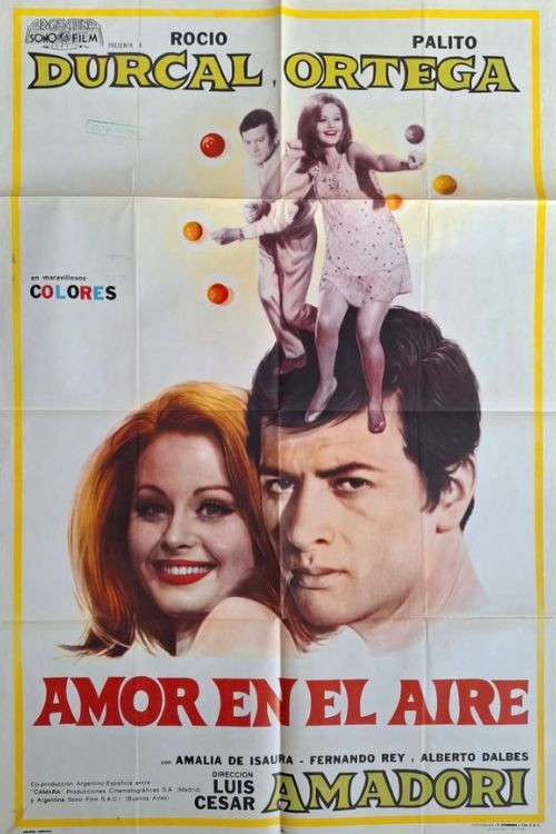 Movie poster for Amor en el aire (1967)