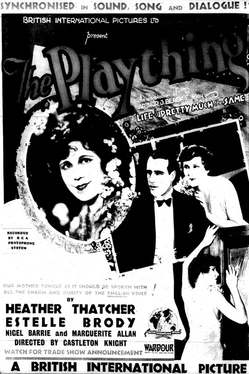 Movie poster for The Plaything (1929)