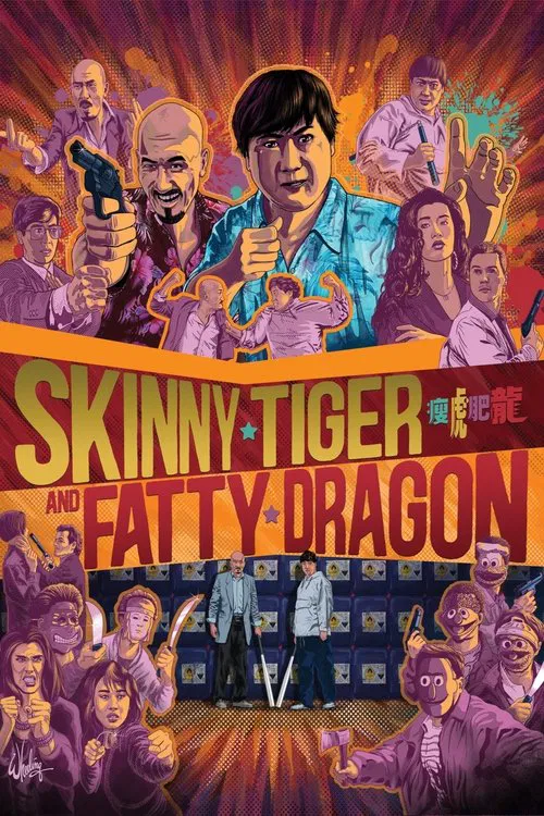 Movie poster for Skinny Tiger, Fatty Dragon (1990)