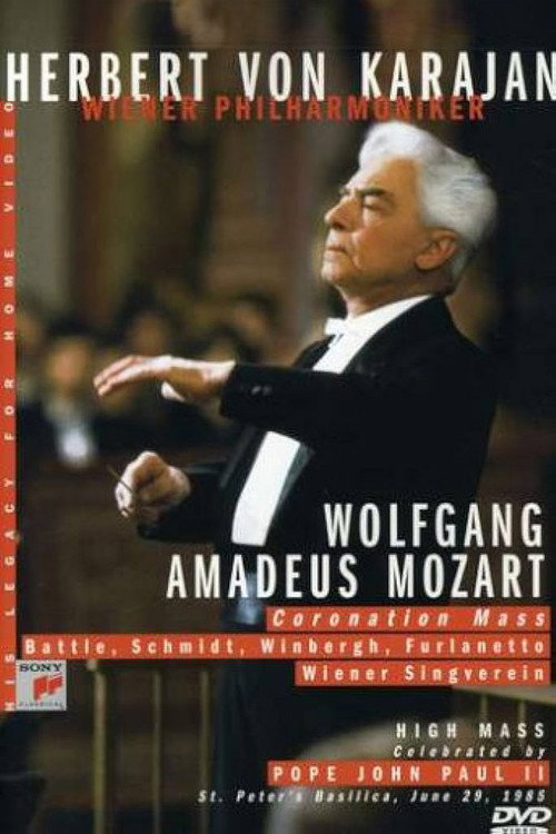 Movie poster for Karajan: Mozart - Coronation Mass (1985)