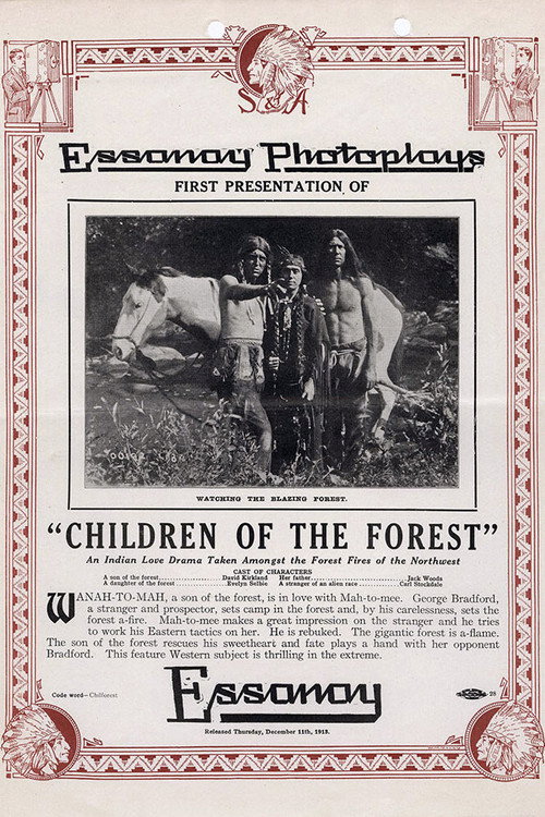 Movie poster for Children of the Forest (1913)