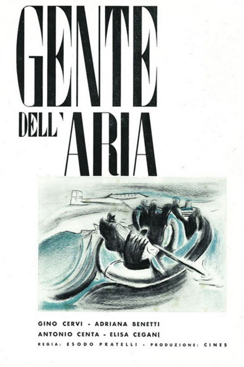 Movie poster for Gente dell’aria (1943)