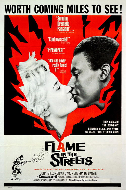 Movie poster for Flame in the Streets (1961)