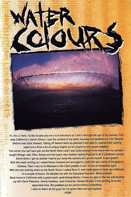 Movie poster for Water Colours (2003)