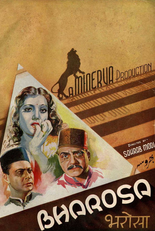 Movie poster for Bharosa (1940)