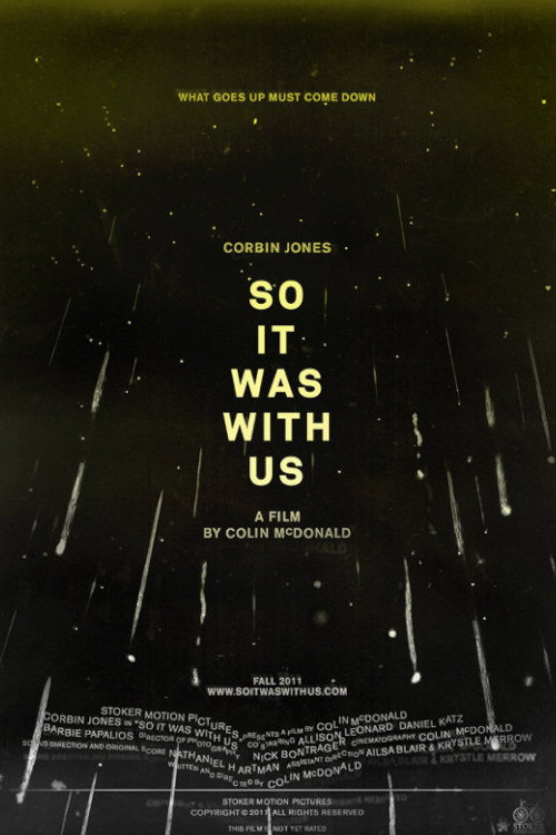 Movie poster for So It Was With Us (2012)