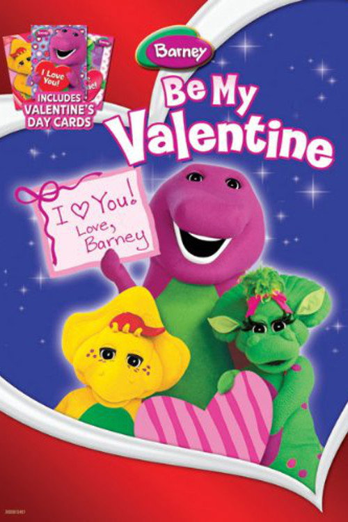 Movie poster for Be My Valentine Love Barney! (2000)