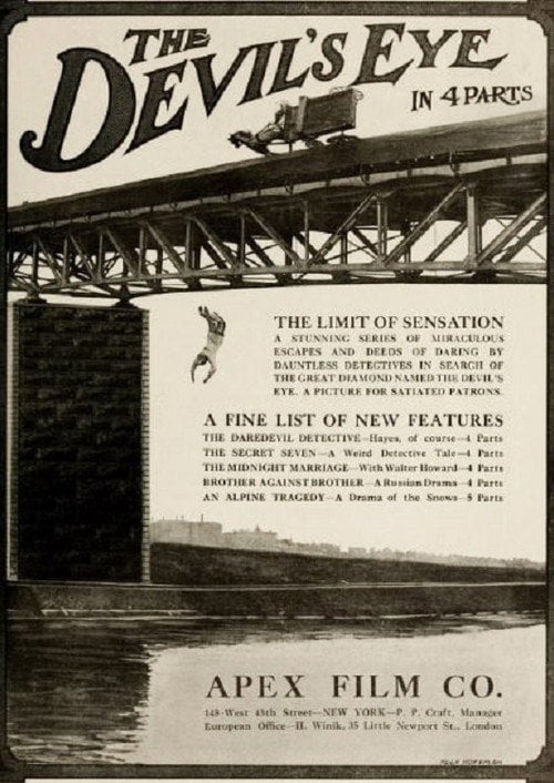 Movie poster for The Devil's Eye (1914)