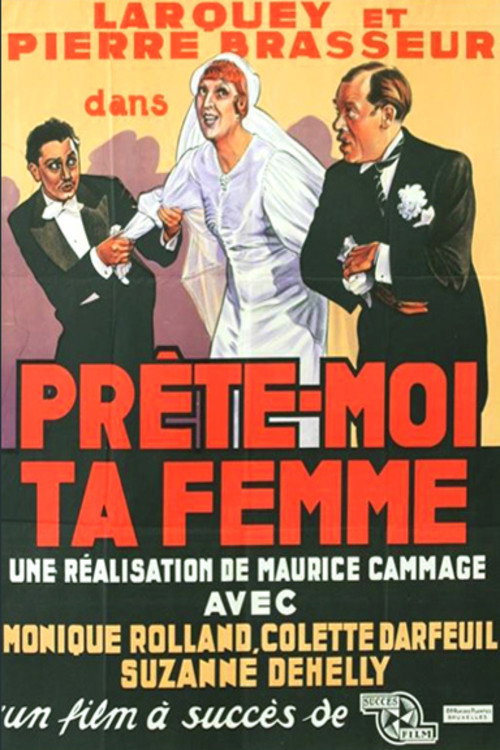 Movie poster for Prête-moi ta femme (1936)