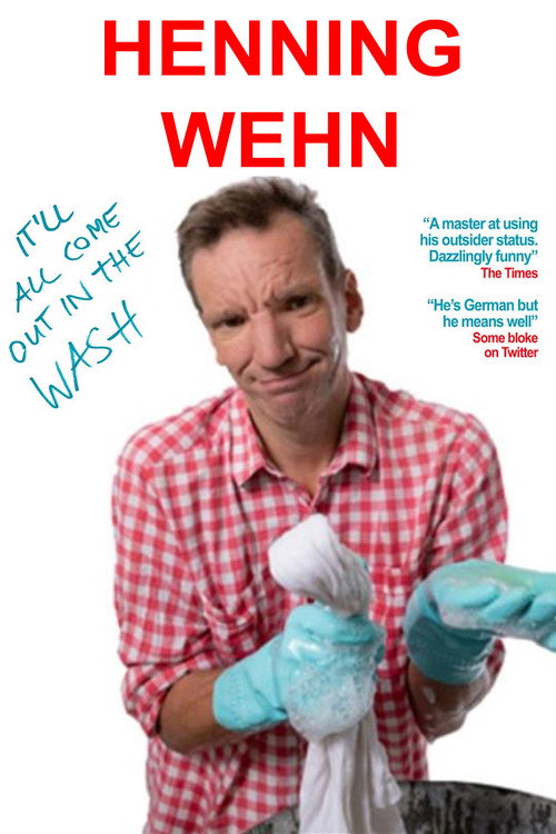Movie poster for Henning Wehn: It'll All Come Out in the Wash (2023)