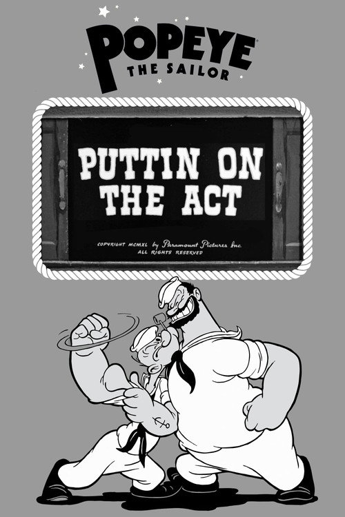 Movie poster for Puttin on the Act (1940)