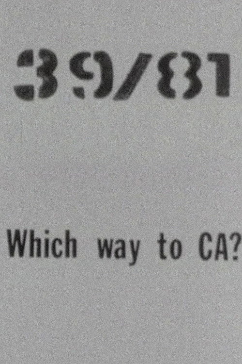 Movie poster for 39/81 Which Way to CA? (1981)