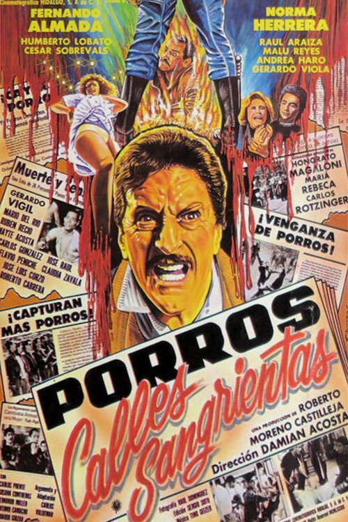 Movie poster for Bloody Streets (1990)