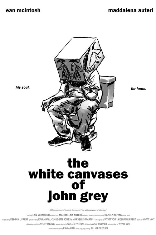 Movie poster for The White Canvases of John Grey (2025)