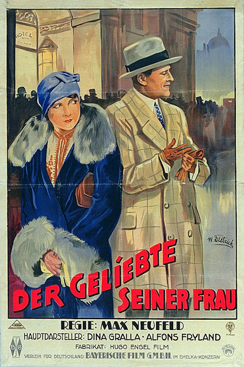 Movie poster for Der Geliebte seiner Frau (1928)
