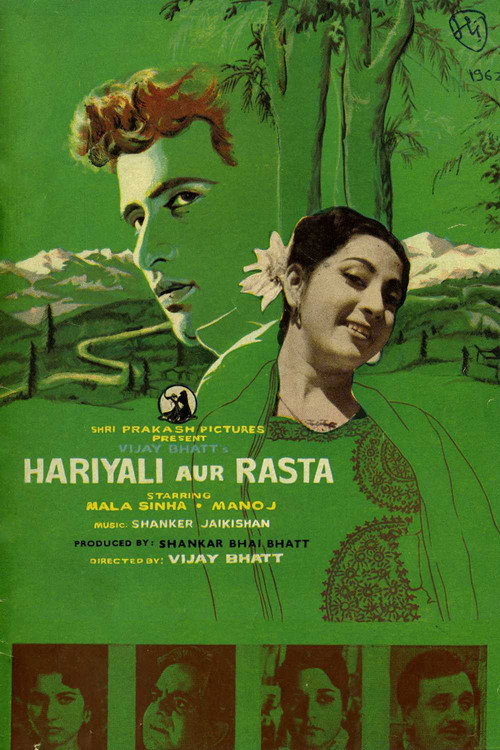 Movie poster for Hariyali Aur Rasta (1962)