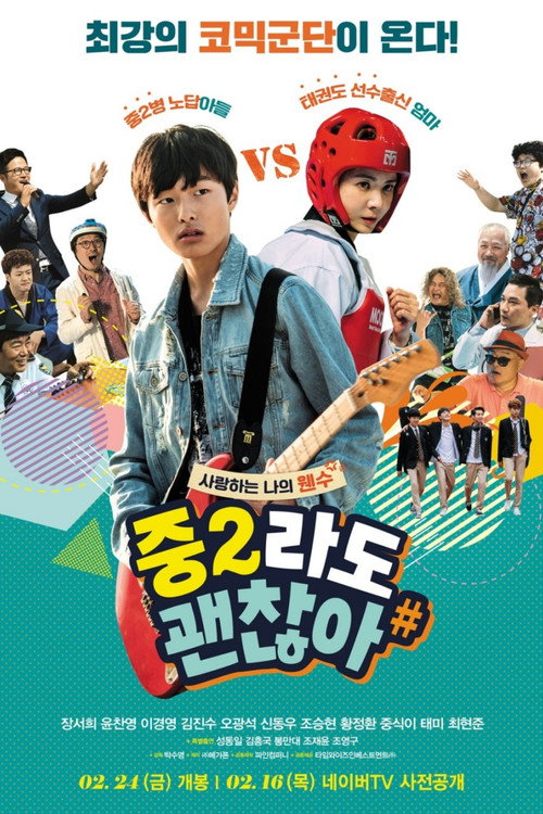 Movie poster for I'm Doing Fine in Middle School (2017)