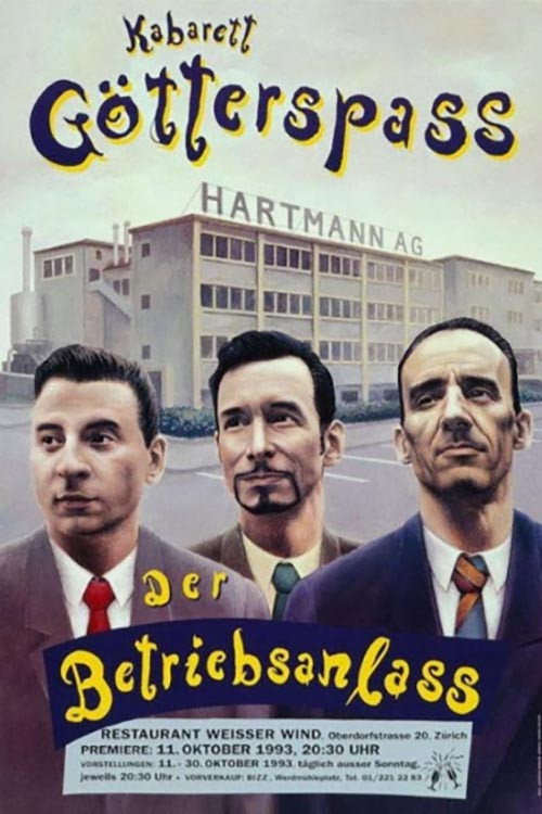 Movie poster for Cabaret Götterspass - Der Betriebsanlass (1993)
