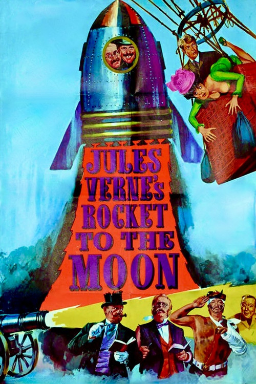 Movie poster for Jules Verne's Rocket to the Moon (1967)