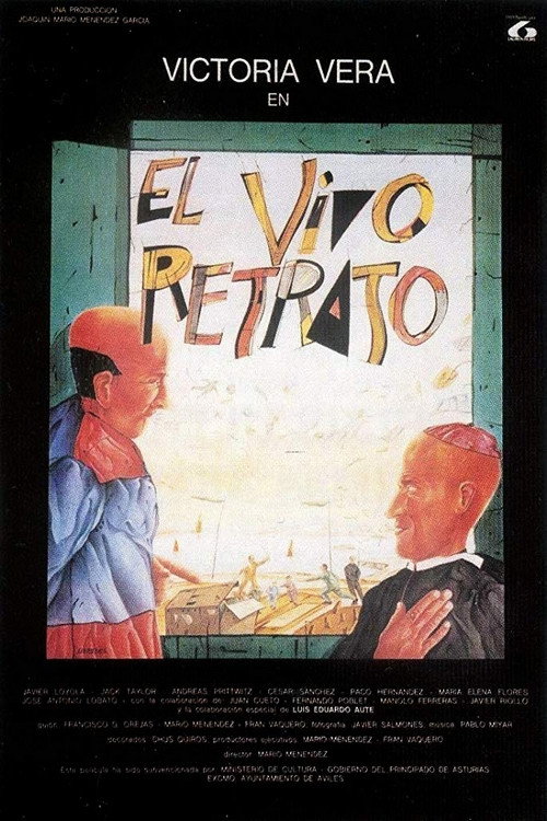 Movie poster for El vivo retrato (1986)