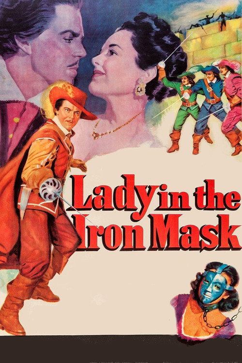 Movie poster for Lady in the Iron Mask (1952)