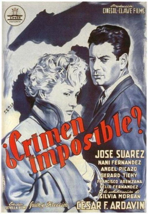 Movie poster for ¿Crimen imposible? (1954)