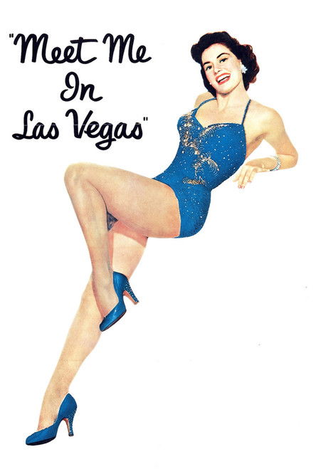 Movie poster for Meet Me in Las Vegas (1956)