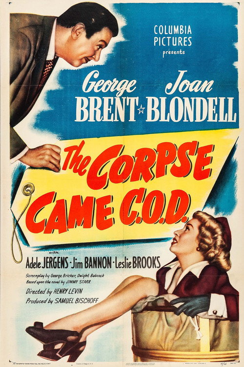 Movie poster for The Corpse Came C.O.D. (1947)