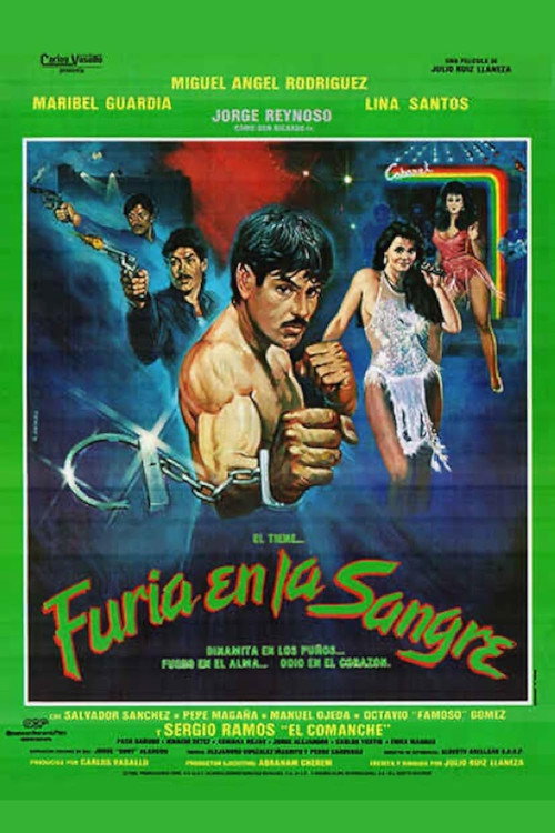 Movie poster for Furia en la sangre (1988)