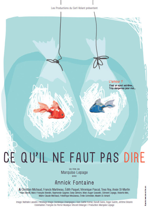 Movie poster for Ce qu'il ne faut pas dire (2015)