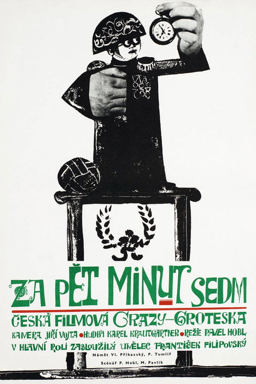 Movie poster for Za pět minut sedm (1965)
