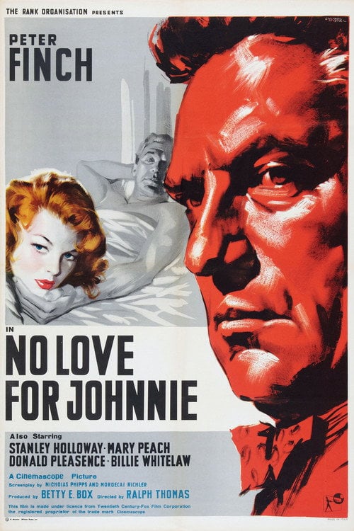 Movie poster for No Love for Johnnie (1961)
