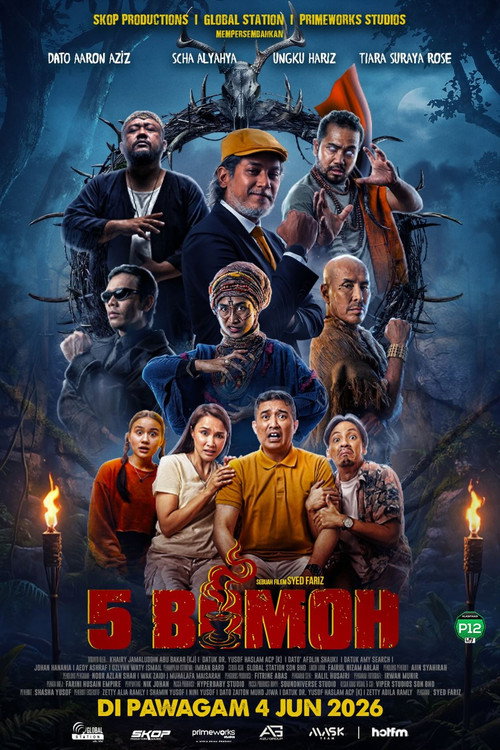 Movie poster for 5 Bomoh (2026)