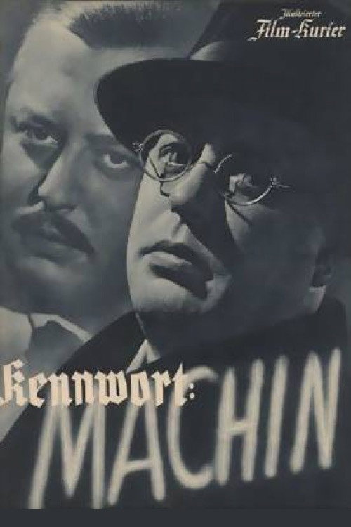 Movie poster for Kennwort Machin (1939)