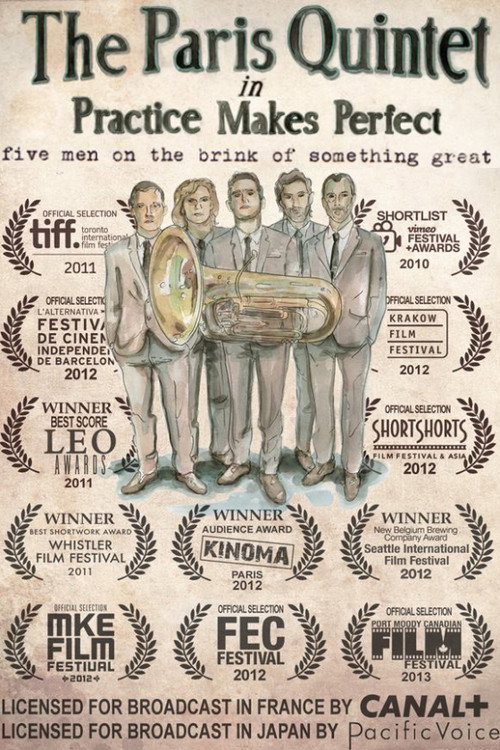 Movie poster for The Paris Quintet (2011)
