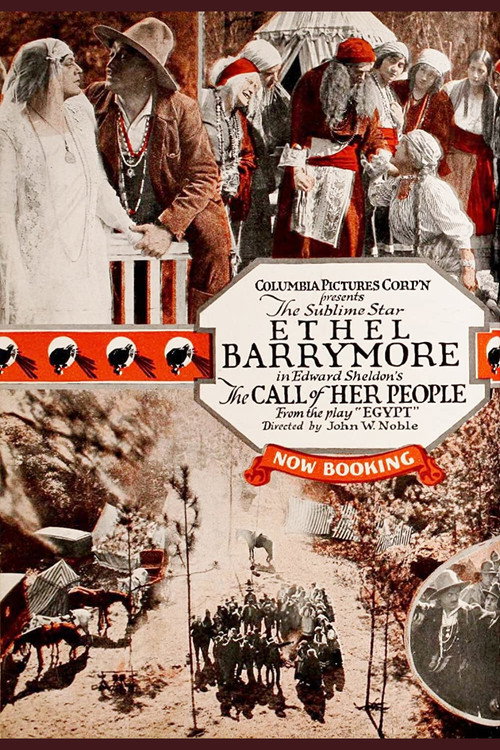 Movie poster for The Call of Her People (1917)