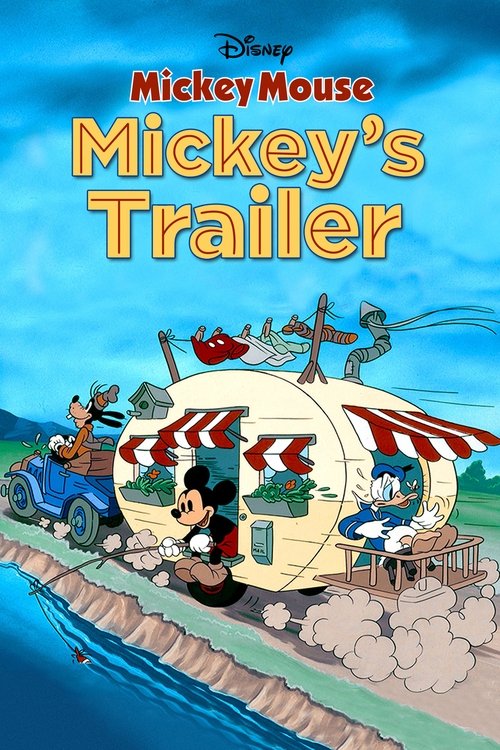 Movie poster for Mickey's Trailer (1938)