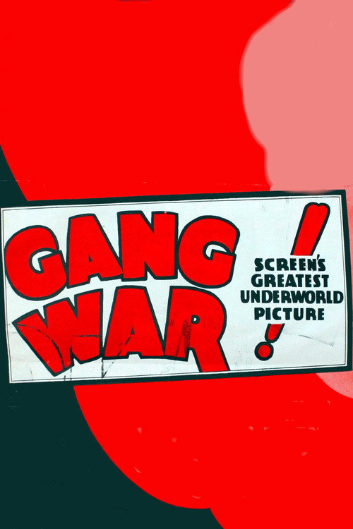 Movie poster for Gang War (1928)
