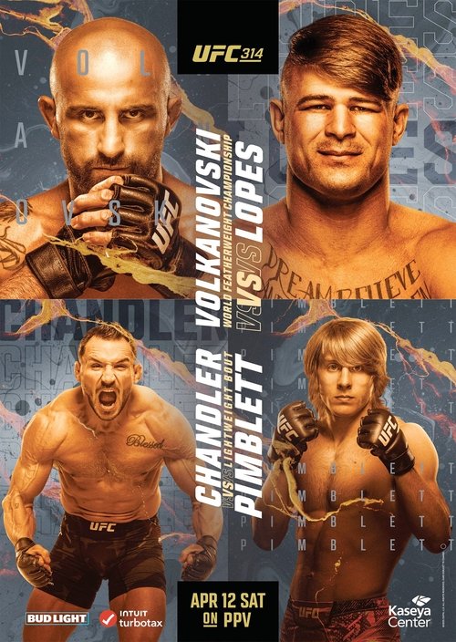 Movie poster for UFC 314: Volkanovski vs. Lopes (2025)