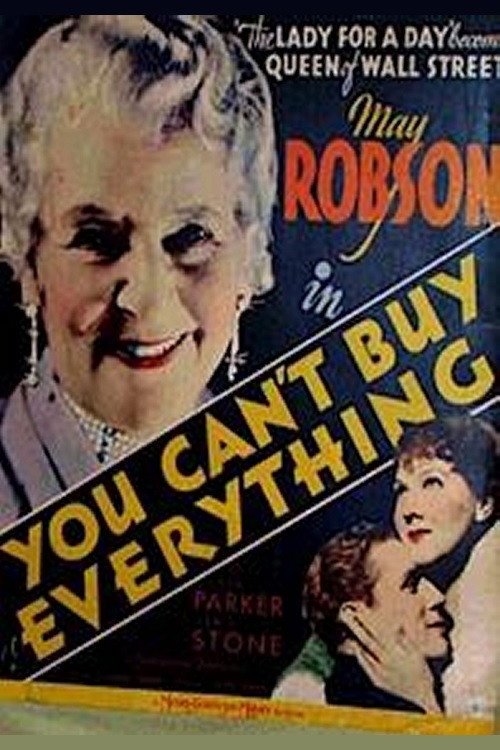 Movie poster for You Can't Buy Everything (1934)