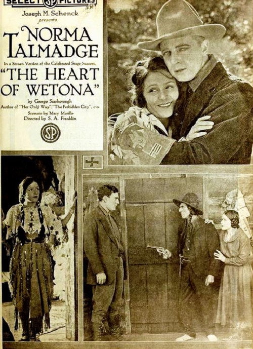 Movie poster for The Heart of Wetona (1919)
